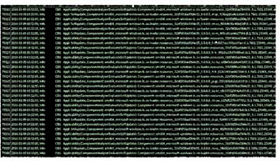 ログキャプチャの画面